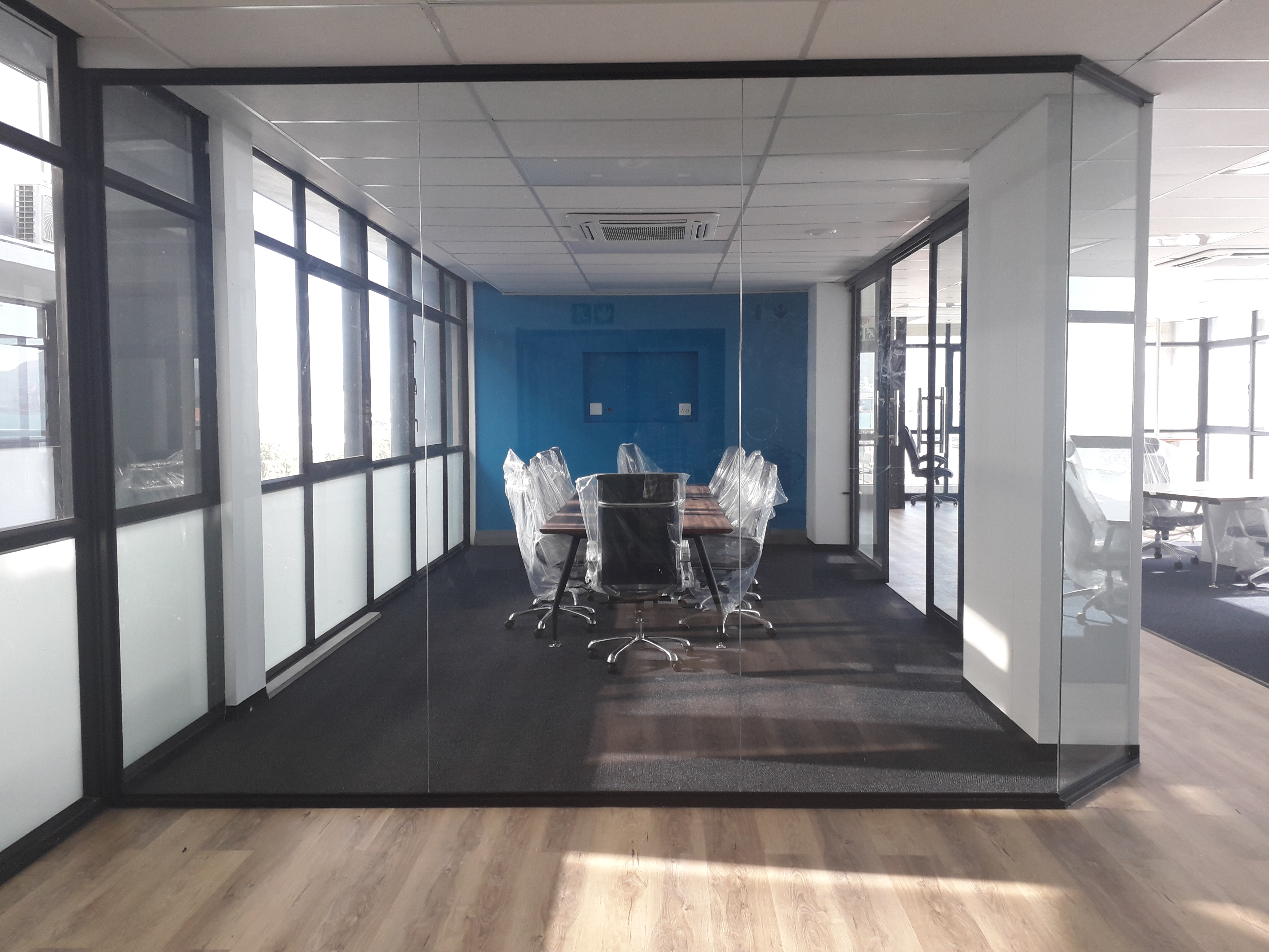Glass office shopfronts
